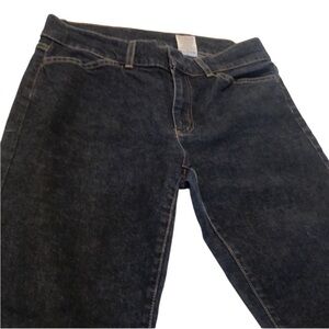 Gap size 10 vintage dark  blue jeans hip hugger straight leg